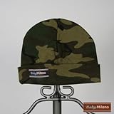 グリーン迷彩ベビービーニー帽子by Baby Milano