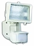 Designers Edge L6006WH 180-Degree Single Head Motion Activated Security Flood Light with Bulb, Dieca