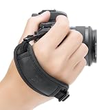 [JJC] カメラストラップ ハンドストラップ Canon EOS M50 Mark II M50 R100 R50 V Lumix DC-TZ99-K DC-TZ95 DC-TZ96 DC-TZ90 DC-LX100 II RICOH G900 II G900SE II など ミラーレス一眼カメラ用 リストストラップ カメラ グリップ