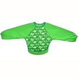 Bibetta ビベッタ 防水くるくるエプロン スリーブ付きウルトラビブ ラグランスリーブ付き Owl オウルR