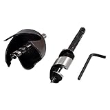 uxcell　ドアロックの取り付けキット　ホールソー　オーガービット　金属素材　カッターツール