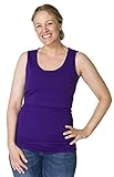 momzelle Women 's Mia授乳タンクトップ US サイズ: M カラー: パープル