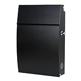 EUROデザイナーズポスト ユーロデザイナーズポスト MB5805 ブラック 郵便受け MB5805-KL-BLACK 073 奥行26×高さ38×幅8.5cm