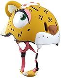 ABUS Crazy Safety Casque Motif Léopard Jaune S