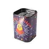 fenleoメタルCandy TinジュエリーTrinket Iron貯金箱コインストレージ正方形ボックスケース