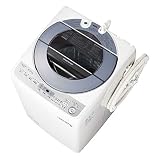 シャープ 洗濯機 穴なし槽 インバーター搭載 シルバー系 8kg ES-GV8D-S