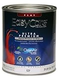 True Value EZFT-QT EasyCare Paint/Primer in One Tint Base Interior Flat Latex Wall Finish, 31oz (1Pi