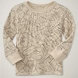 baby gap スケボー＆スカル ワッフル 長袖 ボーダー Tシャツ（アイボリー）【2歳~5歳】（並行輸入品） (3)