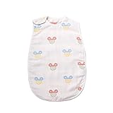 (newjp)スリーパー 6重ガーゼ 100％綿 ベビー用 赤ちゃん 出産祝い (カラフルミッキ)