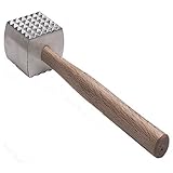 Great Credentials Extra Large Heavy-Duty Meat Tenderizer Mallet Meat Tenderizer Hammer Double-sided 