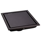 正方形シャワー床ドレインwithタイル挿入Grate – Made of sus304ステンレススチール、6インチ Oil Rubbed Bronze QS050502ORB