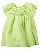 カーターズ Carter's 半袖 tシャツ Smocked Neon Top 2T (88-93 cm)