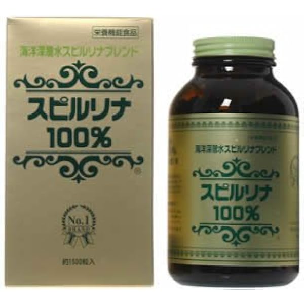 Amazon | スピルリナ100% 海洋深層水スピルリナブレンド 2200粒 ×5個