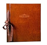 記念本- 人工皮革ファミリーアルバムビッグアルバムアルバムインタースティシャルレトロウインドアルバム大容量フォトブック (色 : A)