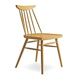 [ベルメゾン] 座り心地 こだわり カラフル ウィンザーチェア マスタード