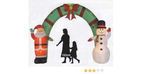 Amazon クリスマス エアーディスプレイアーチ サンタ スノーマン Wg 3538 クリスマス雑貨 おもちゃ