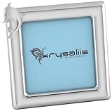 Krysaliis Sterling Silver Dolphin Square Frame - Blue Stand [並行輸入品]