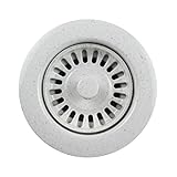 Houzer 190-9266 Speckled Granite Sink Strainer for 3.5-Inch Drain Openings, White HOUZER [並行輸入品]