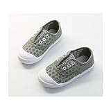 WIN 【 キッズ 夏 お洒落 メッシュ シューズ 】 通気性 速乾 軽量 スリッポン プール 海 水遊び 涼しい 快適 男児 女児 かわいい シンプル 子供 靴 マリンシューズ 上履き (内寸17.