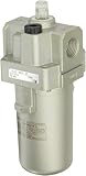 SMC AL40-N04-2Z Lubricator, Metal Bowl, without Drain Cock, 135 mL Oil Capacity, 50 L/min Dripping F