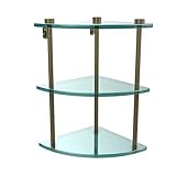 Allied Brass NS-5/22TB-VB 22' Triple Glass Shelf with TB Oil Rubbed Bronze [並行輸入品]