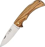Cudeman Olive Wood Lockbackドロップポイントナイフ