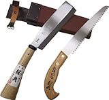 [N-8188050]鋼典　ナタ、ノコ２丁差　１８０ｍｍ鉈　２１０ｍｍ鋸 C50