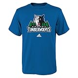 NBA Boys Youth Full Primary Logo Short Sleeve Tee ブルー