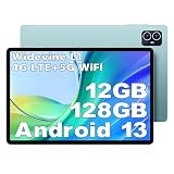 TECLAST M50 タブレット 8コアCPU Android 13 12GB(6+6仮想)RAM 128GB ROM 1TB拡張 6000mAh WideVine L1対応 10インチWi-Fiモデル 4G LTE通信 2.4/5G WiFi 13MP/5MPカメラ GPS BT5.0 顔認識 無線投影 GMS認証済み OTG対応 3.5mmヘッドホン端子