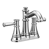 Moen Belfield 6401 2ハンドルセンターセット洗面所蛇口、クロム 6401 1