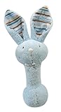 Stephan Baby Fuzzy Bunnie Rattle, Pastel Blue [並行輸入品]