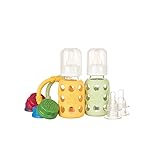 Lifefactory Two-Bottle Starter Set, Spring/Yellow, 4 Ounce by Lifefactory [並行輸入品]