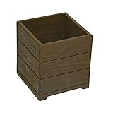 Welcome wood　　7号ウッドプランター ちょっと大きめ７号サイズ H7D-UB　６号鉢カバーにも良いですよ！　　容量・約9リットル