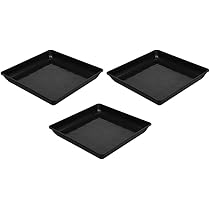 [大安売り]YABACHI-3D鉢ブラック1個ホワイト2個計3個、受け皿1個付き 大安売り]YABACHI-3D鉢ブラック1個ホワイト2個計3個、受け皿1個