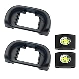 2個セット FDA-EP18互換 SONY用 アイピースカップ A7RIV A7R4 A7RIII A7RII A7R A7III A7II A7 A7SII A7S A9II A9 A99II A58 交換用アイカップ 接眼目当て 接眼部装着アクセサリー 適用 EP16 EP15 互換 アイピース 互換 ホットシューカバー型水準器付き