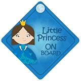 LP014 Little Princess On Board Car Sign New Baby / Child Gift / Present / Baby Shower Surprise by my