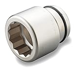 トネ(TONE) インパクト用ソケット(12角) 12AD-46 差込角38.1mm(1-1/2") 二面幅46mm