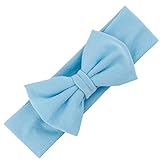 Tonsee ベビー ガールズ ヘッドバンド かわいい 蝶結び ストレッチ ソフト ヘアバンド