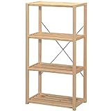 アイリスオーヤマ ラック 木製 ウッディラック 幅60.8×奥行35×高さ120cm WNK-5512