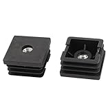 uxcell スレッドインサート　めねじキャップチューブ　38mm x 38mmスクエア7mmダイヤ　2個