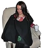 100% *ORGANIC* Cotton, Natural Baby Poncho, Breastfeeding Cover - Various Colours available. Poncho 