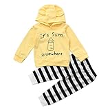 It's 5 am Somewhere　2 点セット（上着＋パンツ）　男女兼用　ベビー服　女の子　赤ちゃん服　幼児　子供服　男の子 フード付き　長袖　4サイズ　キッズ服　ロンパース カバーオール　満月