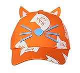 (ビグッド)Bigood ベビー 赤ちゃん 野球帽 キャップ 子供用 ベースボールキャップ キッズサンバイザー アウトドア 旅行 通学（オレンジ）
