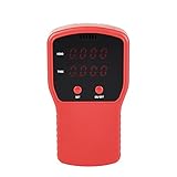 KKmoon ホルムアルデヒド検知器 空気質検出器 デジタルホルムアルデヒドガスモニター LCD HCHO＆TVOCテスター 室内用空気分析計 (レッド)