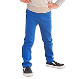 キッズ パンツ ズボン ベビー 子供服 ストレッチ ニット カラバリ ポケット お名前ネーム付 男の子 女の子 ボトムス ブルー 130cm 65480409BL130