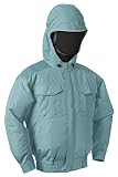 NSP 空調服 服単体 チタンコーティング フード付 肩・袖補強あり モスグリーン L 8208366