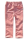 ストレッチパンツ レギンスパンツ キッズ ベビー 80 90 95 100 110 120 130 140 150 160 レギパン ジュニア ロングパンツ 80cm DV-1【20-3】ピンク
