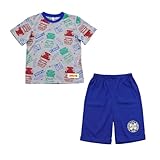 [タカラトミーアーツ] プラレール 半袖 Tスーツ 総柄 上下セット