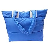 AiGo トートバッグ ショルダーバッグ マザーズバッグ ママバッグ 男女兼用 軽量 大きい 無地 ナイロン 撥水加工 ソフト生地 [並行輸入品]