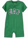 ＧＡＰ （ギャップ）baby GAP ロゴプライド柄 ショート バルーンワンピース（グリーン）【月齢：３ヶ月～１歳半】（並行輸入品） (12-18M（1歳～1歳半）, グリーン)